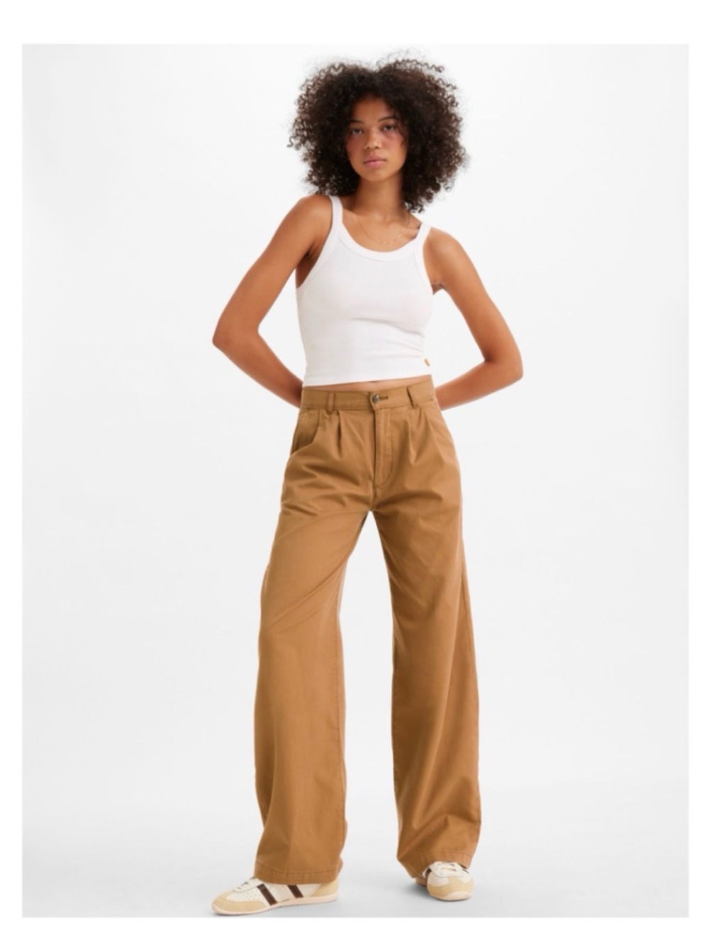 Levi’s High-Rise Pleated Baggy Trouser Pant - Size 27 x 32 - Foxtrot